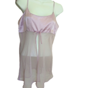VERSAILLES LILAC BABYDOLL NIGHTY GOWN SLIP SIZE MEDIUM